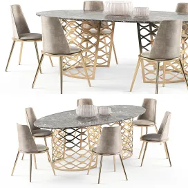 Isidoro table aurora chair